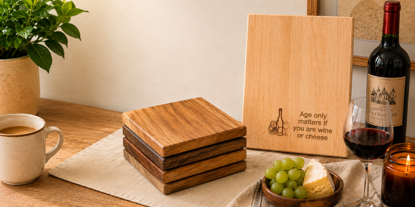 Personalized Beautiful handcrafted Maple Charcuterie board Personalized with Quote of your choice.