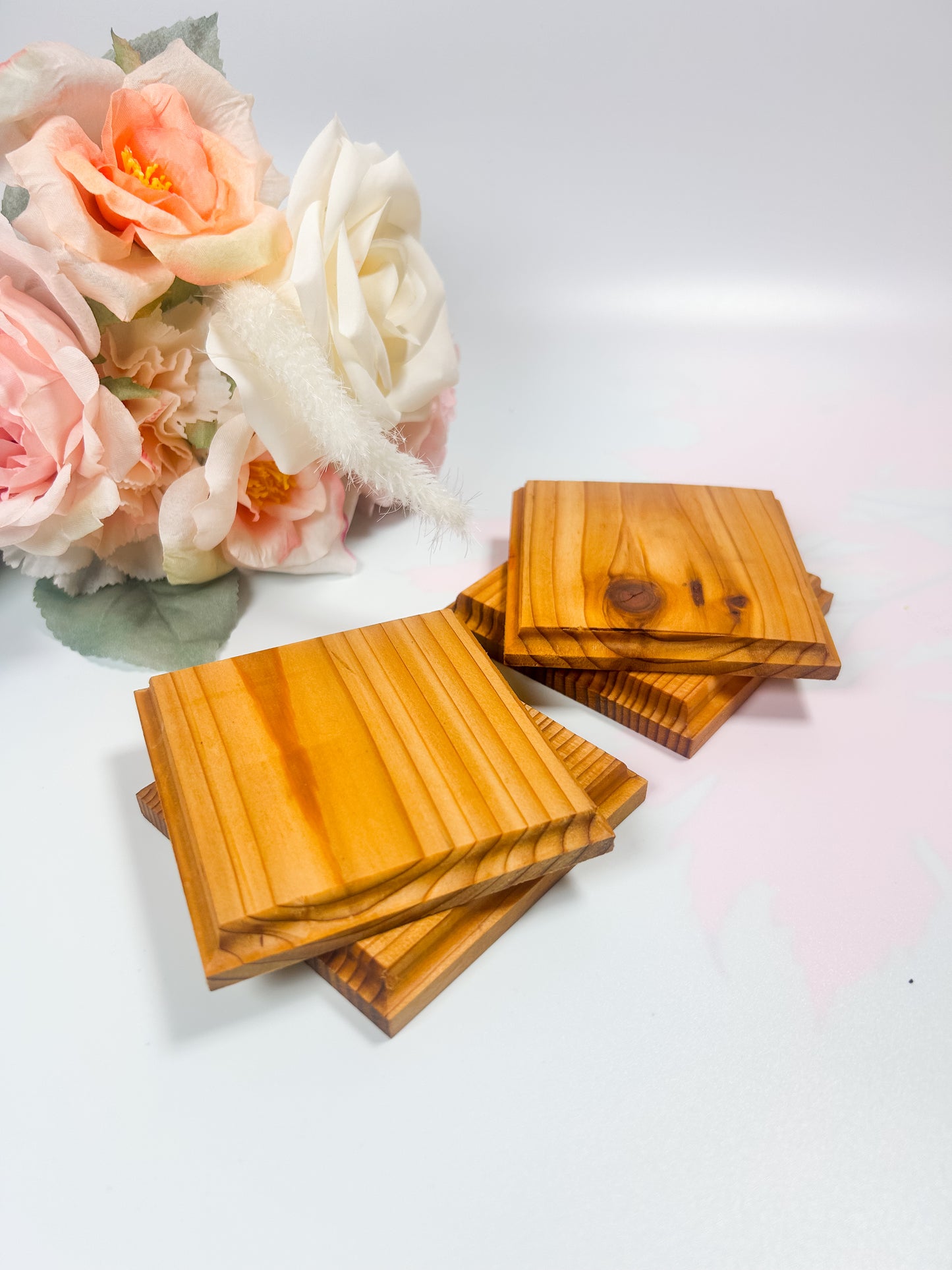 Handmade Wooden Coasters Set of 20 Bulk order