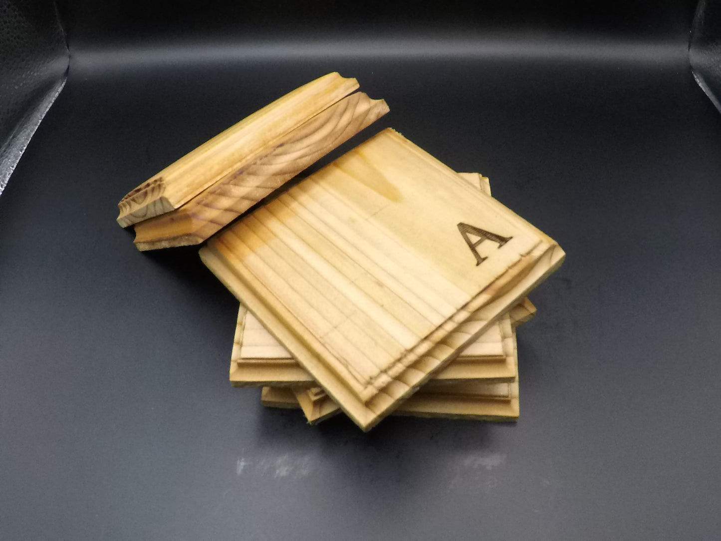 Handmade Wooden Coasters Set of 4, can be customized Personalized Gifts for Her, Wedding Gift, Engagement Gift, Housewarming Gifts