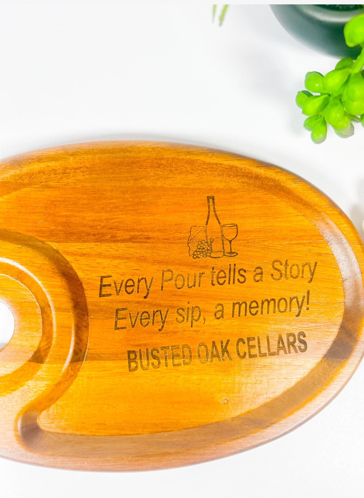 Handcrafted wooden Charcuterie board