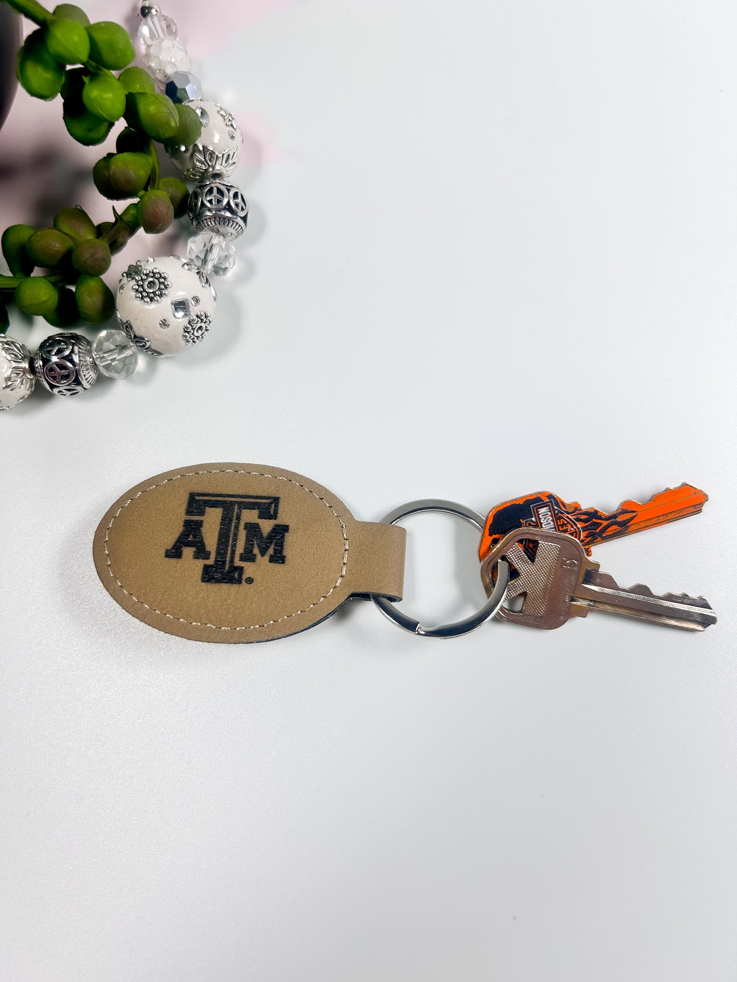 Personalized Name Keychain Bag Tag