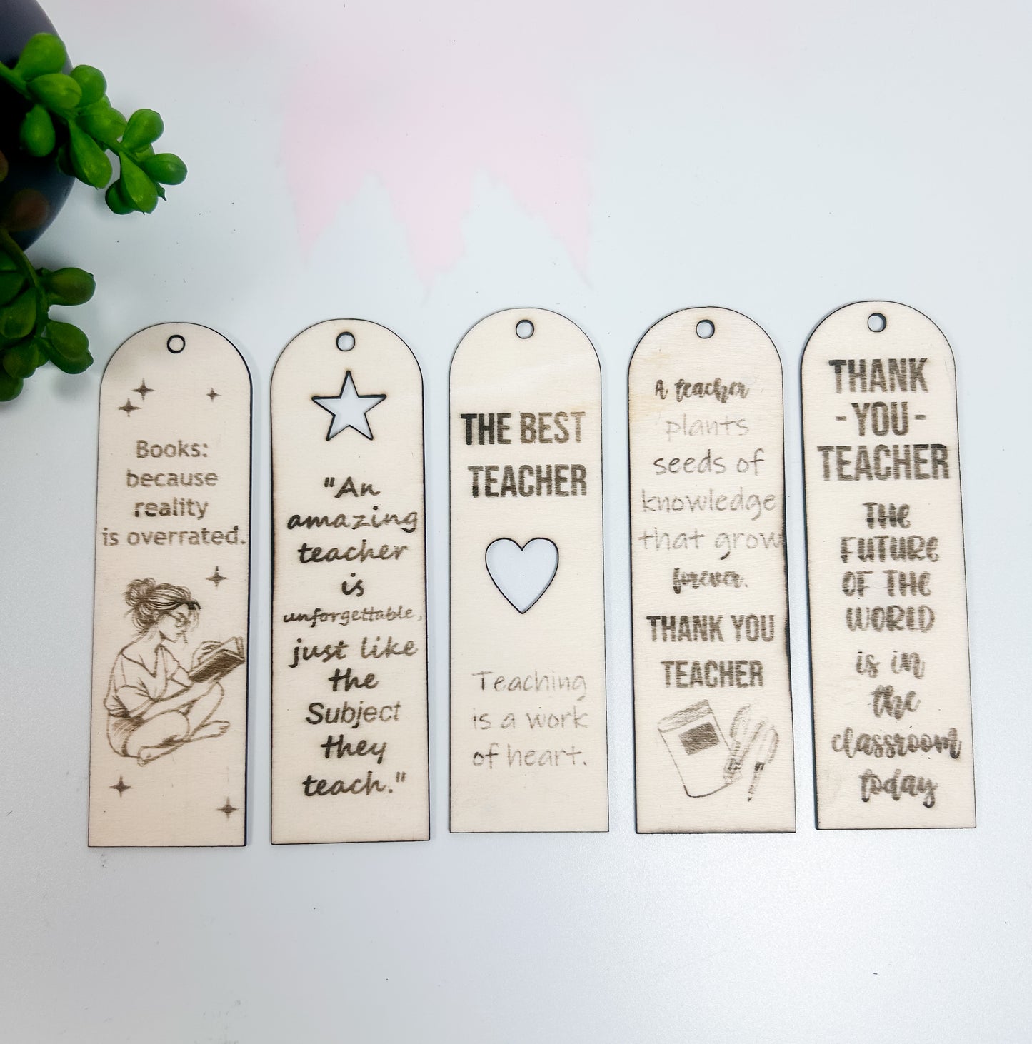 Wooden bookmark, Personalized Bookmark, Valentines Day Gifts, Custom Wooden Bookmark, Reader Gift, Mother Day Gift, Fathers Day Gift