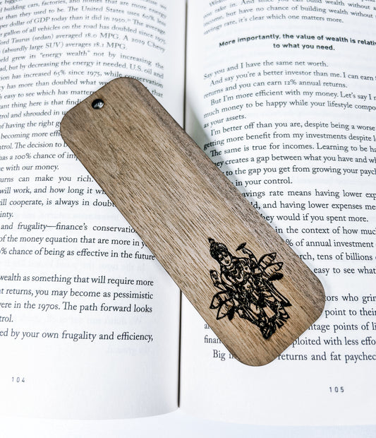 Personalized Walnut Bookmark | Custom Engraved Wooden Bookmark | Reader Gift | Valentine’s Day, Mother’s Day & Father’s Day Gift