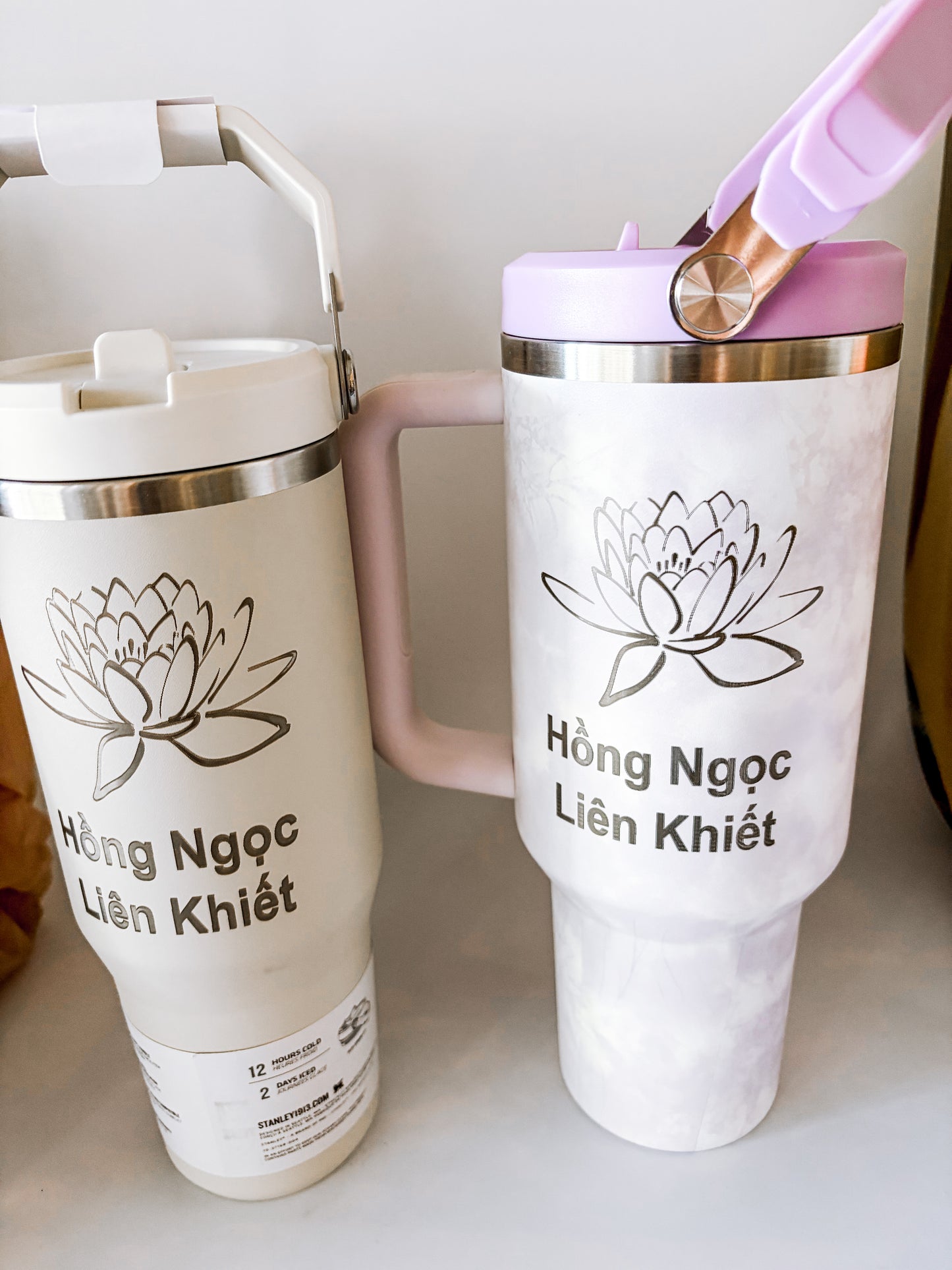 Custom Engraved Tumbler | Personalized Stainless Steel Travel Mug | Laser Engraved Gift for Dad, Mom, Groomsmen & Bridesmaids