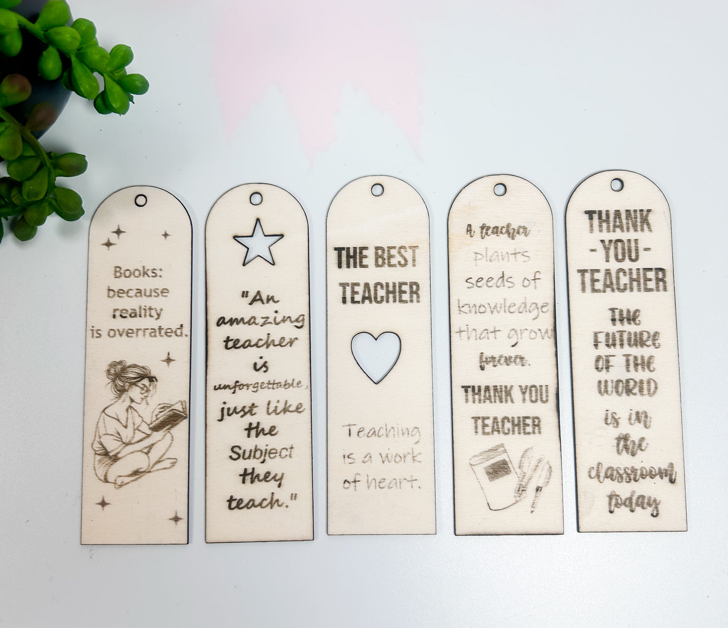 Wooden bookmark, Personalized Bookmark, Valentines Day Gifts, Custom Wooden Bookmark, Reader Gift, Mother Day Gift, Fathers Day Gift