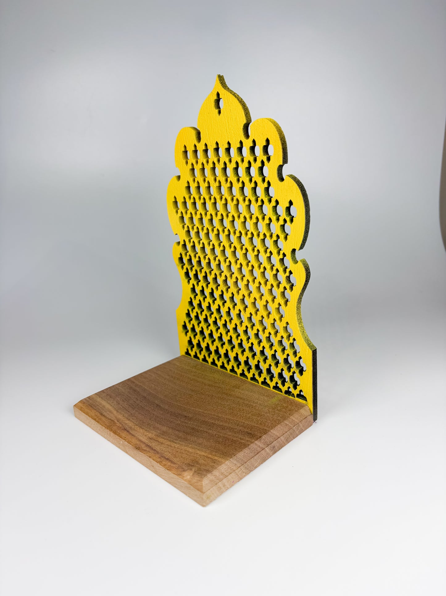 Handcrafted Wooden Jharokha Tea Light Holder | Indian Wall Hanging Décor | Pooja Room & Diwali Decoration