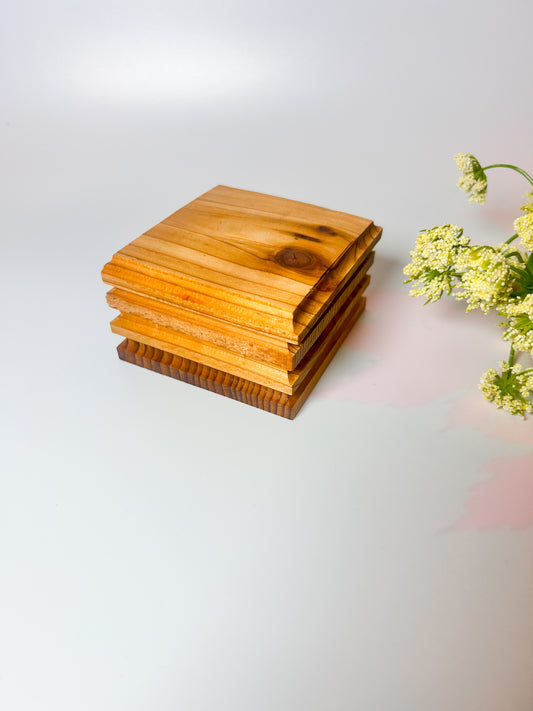 Handmade Wooden Coasters Set of 20 Bulk order