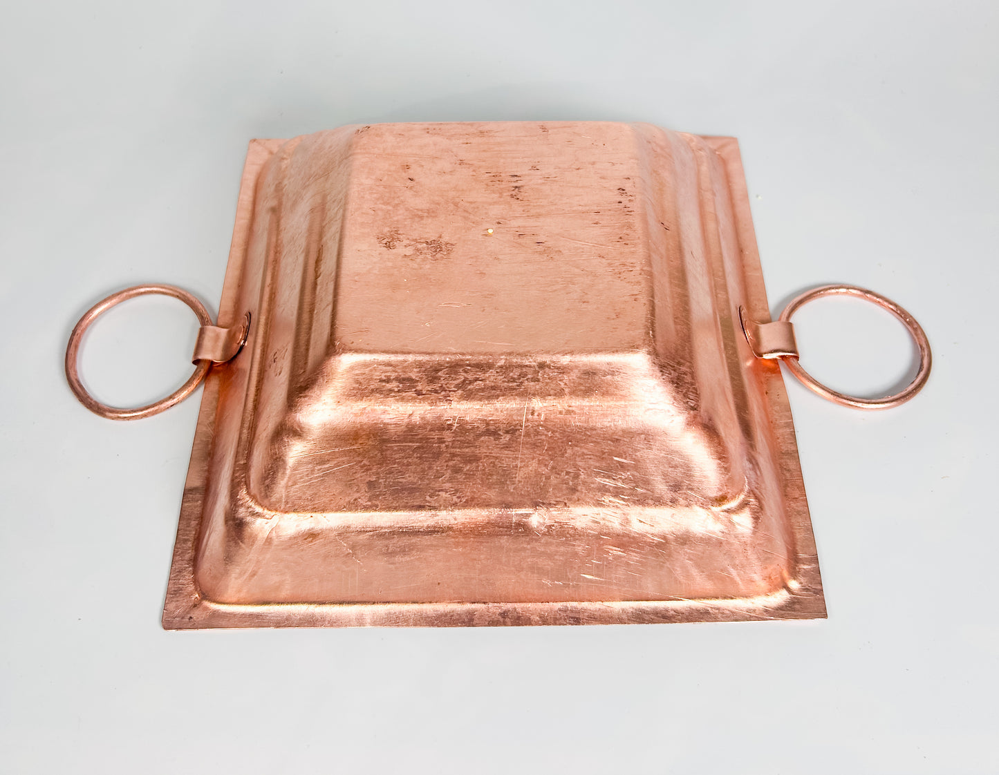 High Quality Copper Havan Kund for Puja and yagna, Hawan Kund. Size - 8 x 8 x 3”