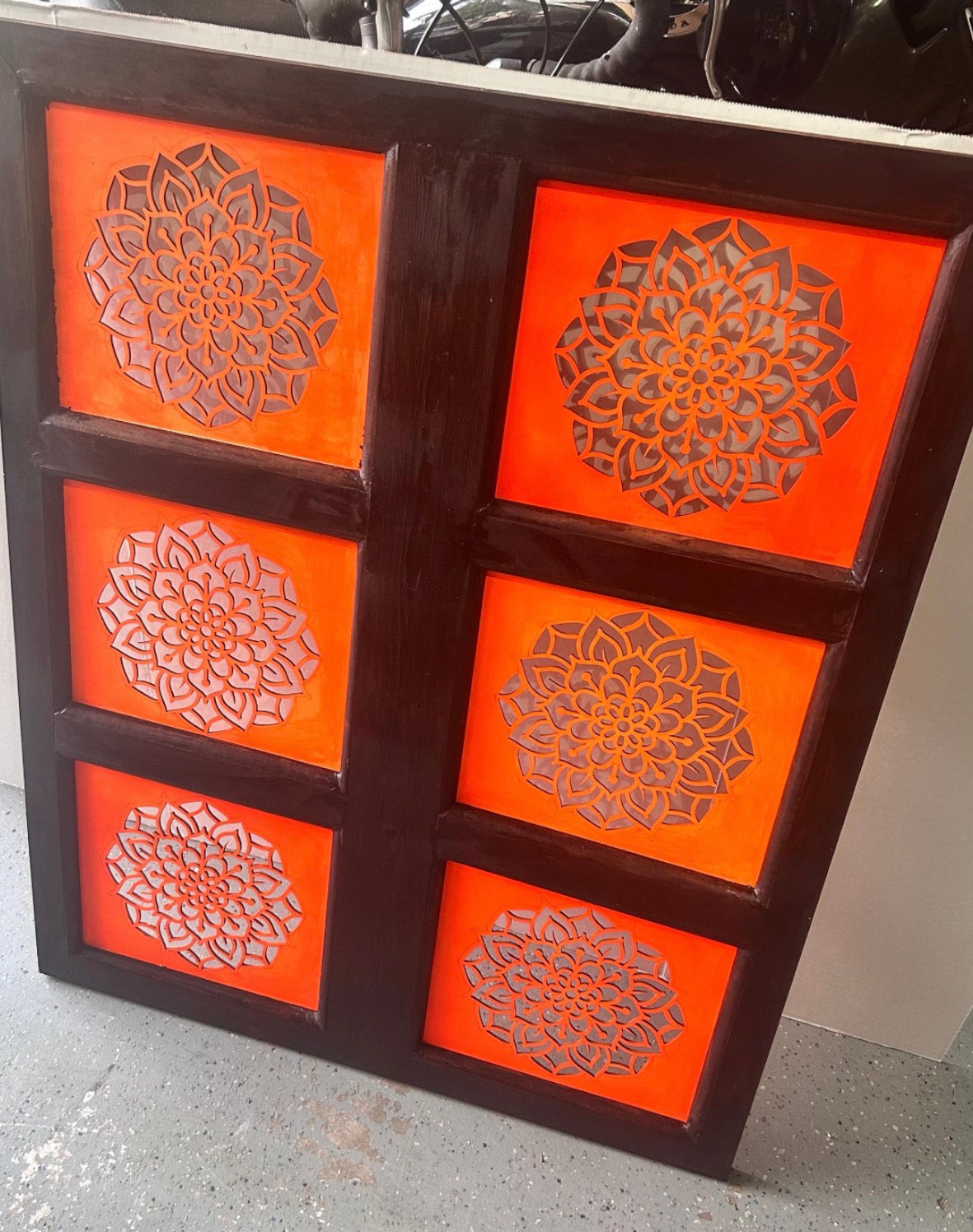 Handcrafted Mandala Wooden Wall Art | Decorative Frame Panel | Indian Boho Home Decor