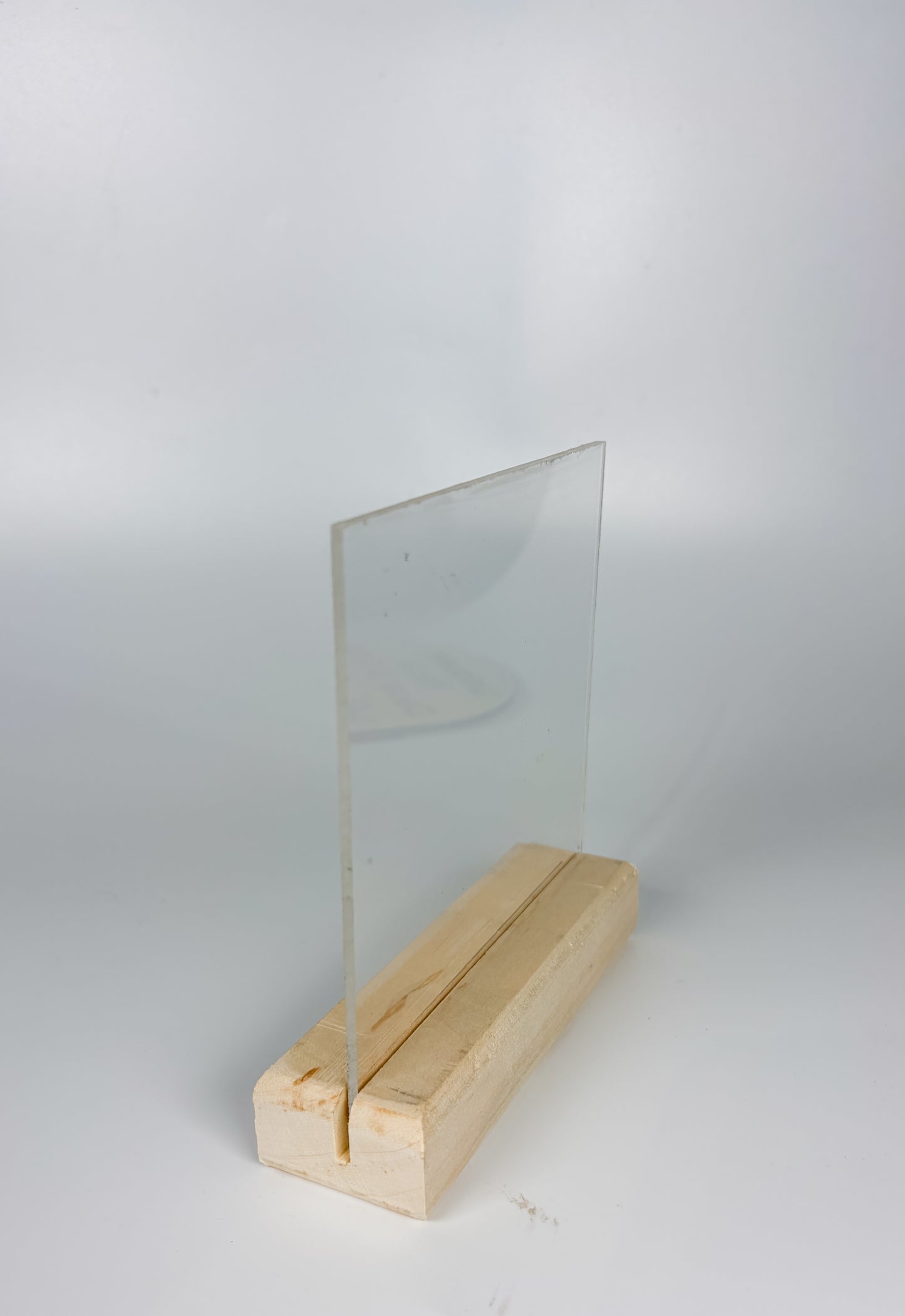 Make to order Wooden Acrylic Sign Display Base | Photo Plaque Stand | Personalized Sign Holder | Desk & Shelf Decor