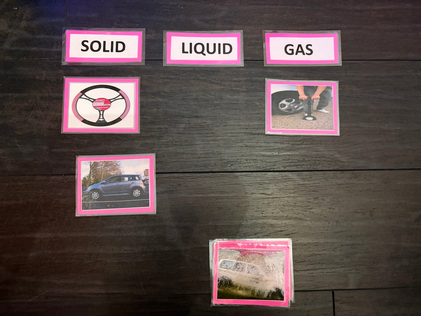 Solid Liquid Gas Classification Montessori Work | States of Matter Learning Material